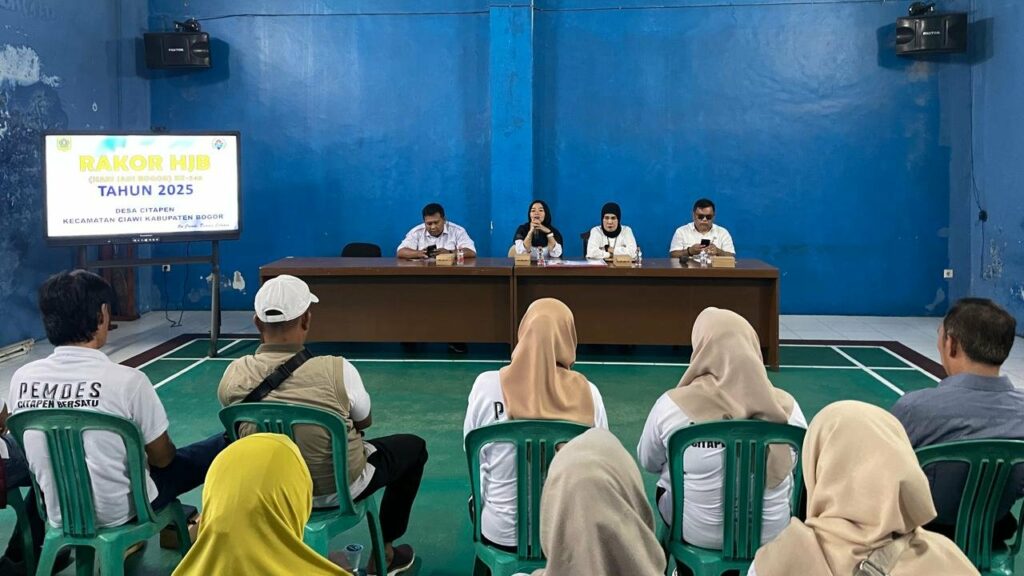 Rakor hjb kab bogor desa citapen
