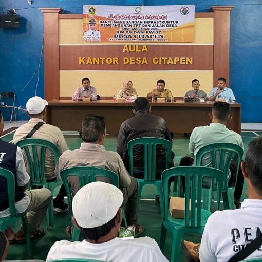 Sosialisasi bangkeu desa citapen