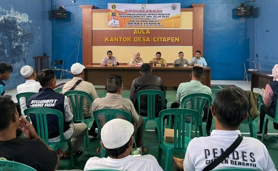 Sosialisasi bangkeu desa citapen