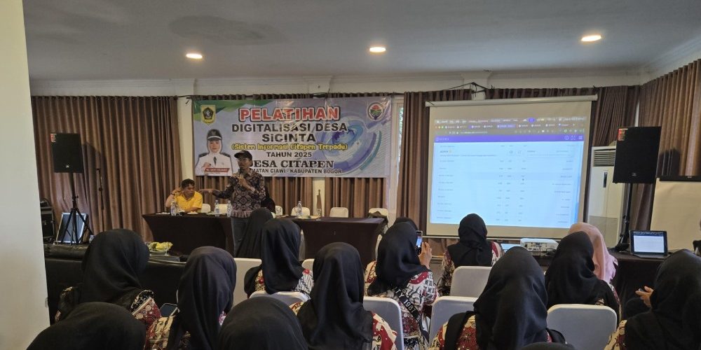 Pelatihan Digitalisasi Desa Citapen (1)