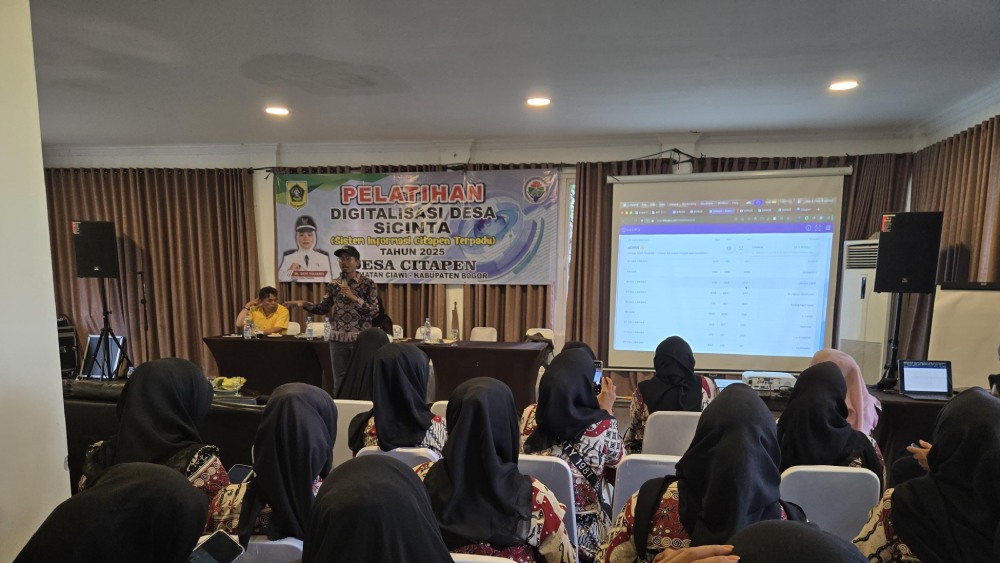 Pelatihan Digitalisasi Desa Citapen (1)