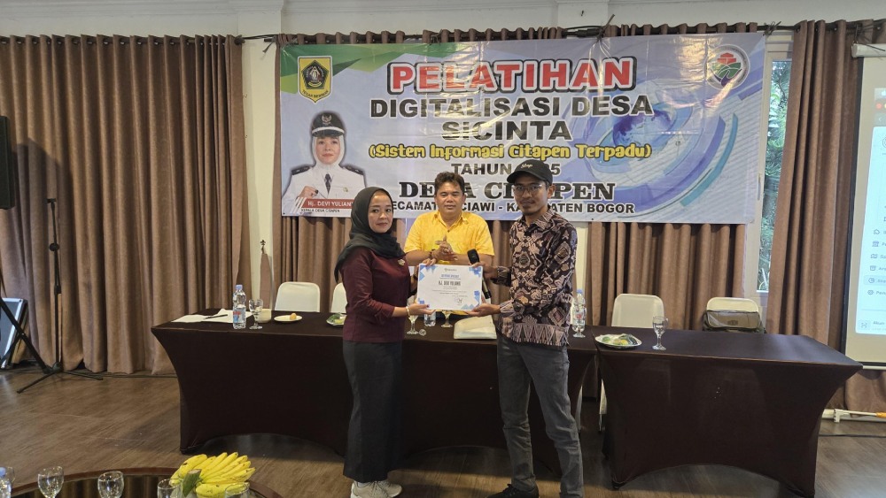 Pelatihan Digitalisasi Desa Citapen