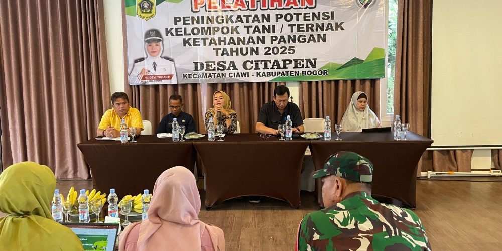 Pelatihan Ketahanan Pangan Desa Citapen