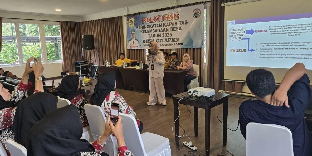 Pelatihan Peningkatan Kapasitas Lembaga Desa Citapen