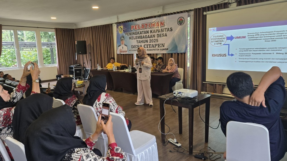 Pelatihan Peningkatan Kapasitas Lembaga Desa Citapen