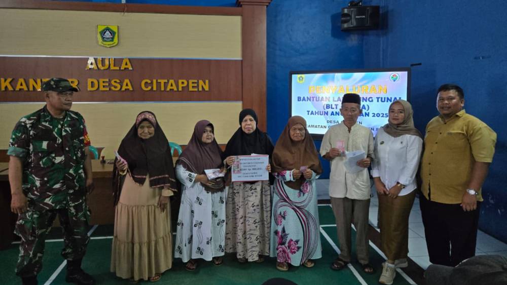 Penyaluran Bantuan Langsung Tunai Dana Desa (BLT DD)